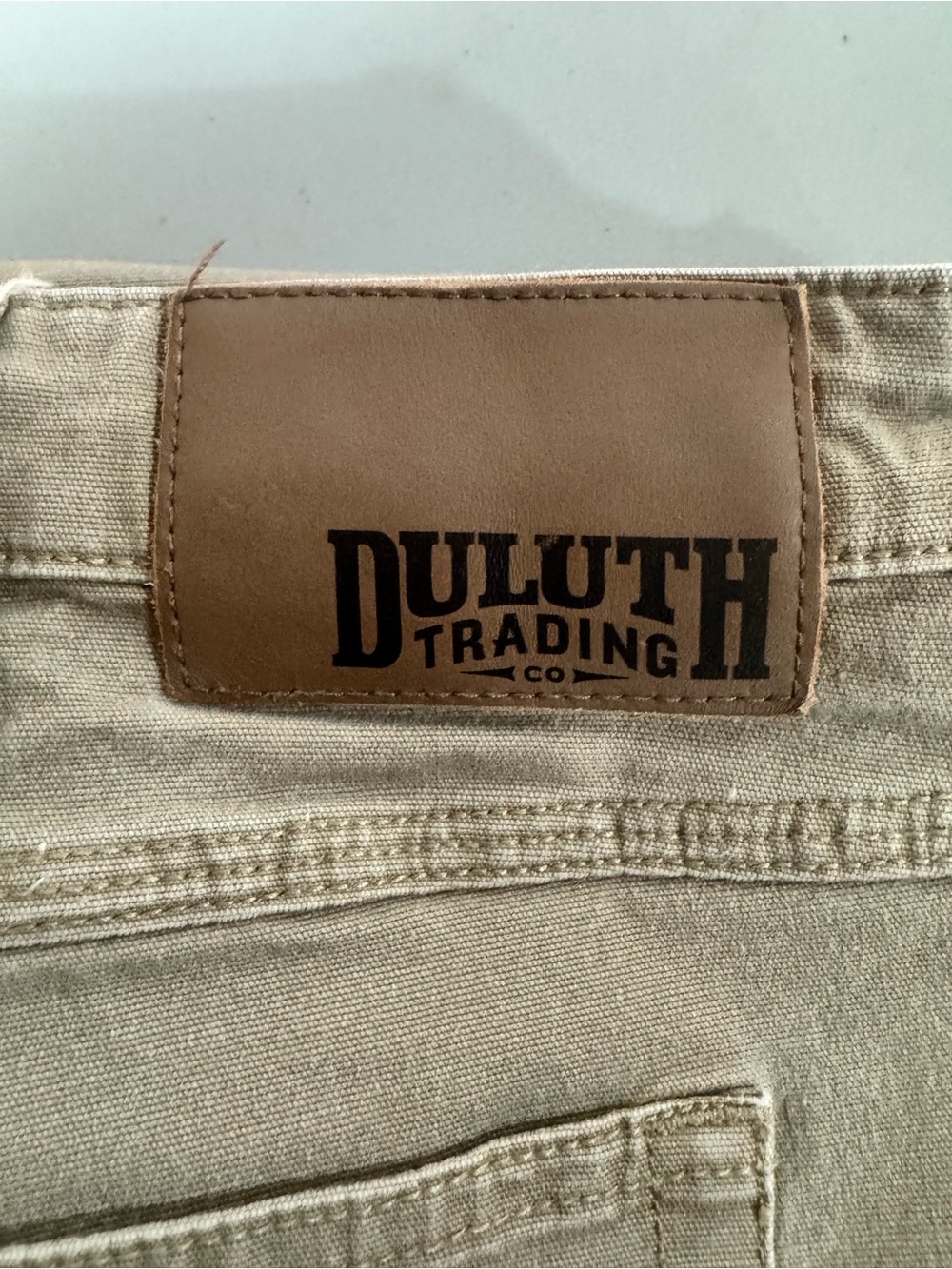 Duluth Trading Co Tan Cargo Pants